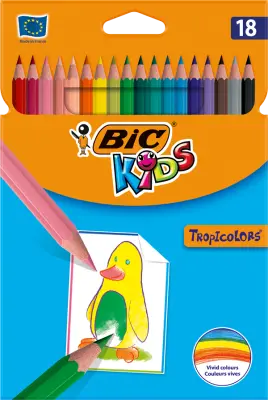 Bic Kids Tropicolors svinčniki 18 barv