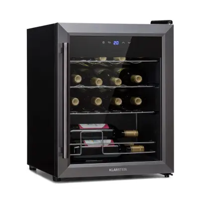 Klarstein Hladilnik za vino Ultimo 16 Uno, Crna