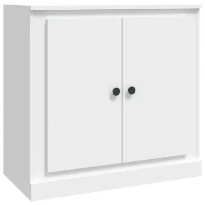 vidaXL Komoda bela 70x35,5x67,5 cm inženirski les
