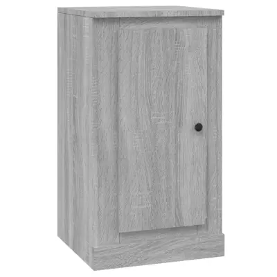 vidaXL Komoda siva sonoma 37,5x35,5x67,5 cm inženirski les