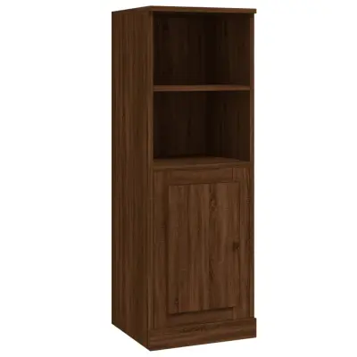 vidaXL Visoka omarica rjavi hrast 36x35,5x103,5 cm inženirski les