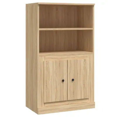 vidaXL Visoka omara sonoma hrast 60x35,5x103,5 cm inženirski les
