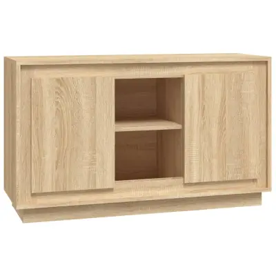 vidaXL Komoda sonoma hrast 102x35x60 cm inženirski les