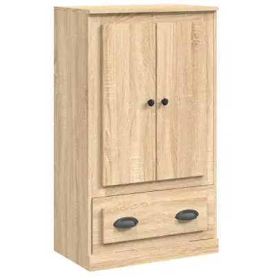 vidaXL Visoka omara sonoma hrast 60x35,5x103,5 cm inženirski les