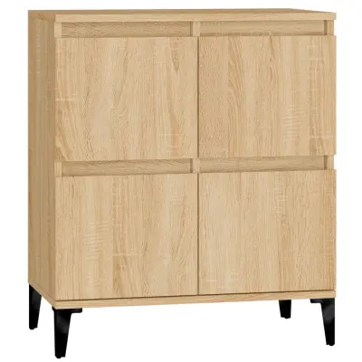 vidaXL Komoda dimljeni hrast 60x35x70 cm inženirski les