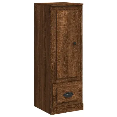 vidaXL Visoka omarica rjavi hrast 36x35,5x103,5 cm inženirski les