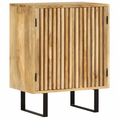 vidaXL Komoda z 2 vrati 55x35x70 cm trden mangov les