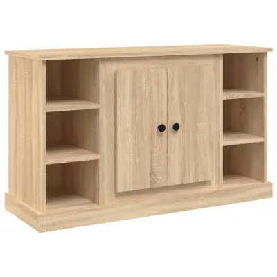 vidaXL Komoda sonoma hrast 100x35,5x60 cm inženirski les