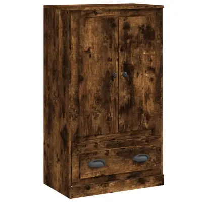 vidaXL Visoka omara dimljen hrast 60x35,5x103,5 cm inženirski les