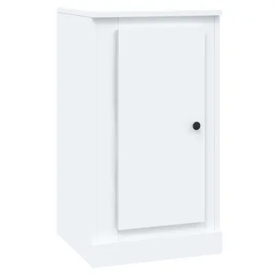 vidaXL Komoda bela 37,5x35,5x67,5 cm inženirski les