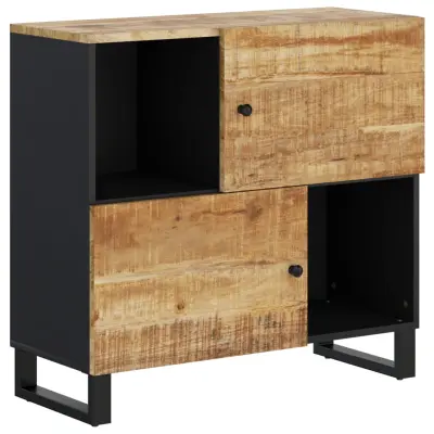 vidaXL Komoda z 2 vrati 80x33x75 cm trden mangov les