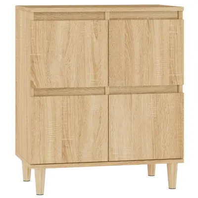 vidaXL Komoda sonoma hrast 60x35x70 cm inženirski les