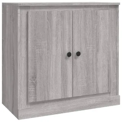 vidaXL Komoda siva sonoma 70x35,5x67,5 cm inženirski les