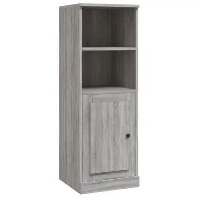 vidaXL Visoka omarica siva sonoma 36x35,5x103,5 cm inženirski les