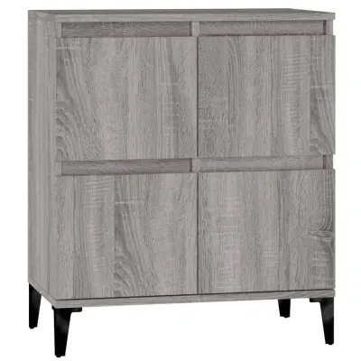 vidaXL Komoda siva sonoma 60x35x70 cm inženirski les