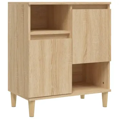 vidaXL Komoda dimljeni hrast 60x35x70 cm inženirski les