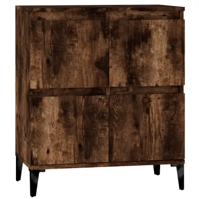 vidaXL Komoda dimljeni hrast 60x35x70 cm inženirski les
