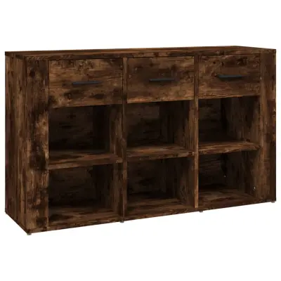 vidaXL Komoda dimljeni hrast 100x30x59,5 cm inženirski les
