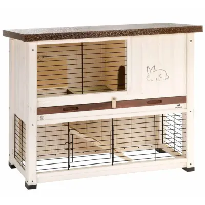 Ferplast Zajčnik Ranch 100 Basic bel 92x47x81 cm