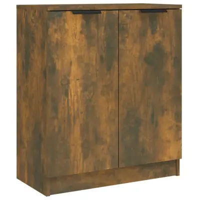 vidaXL Komoda dimljeni hrast 60x30x70 cm konstruiran les