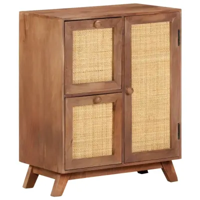 vidaXL Komoda 60x35x75 cm trden mangov les