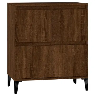 vidaXL Komoda rjav hrast 60x35x70 cm inženirski les