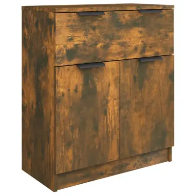 vidaXL Komoda dimljeni hrast 60x30x70 cm konstruiran les