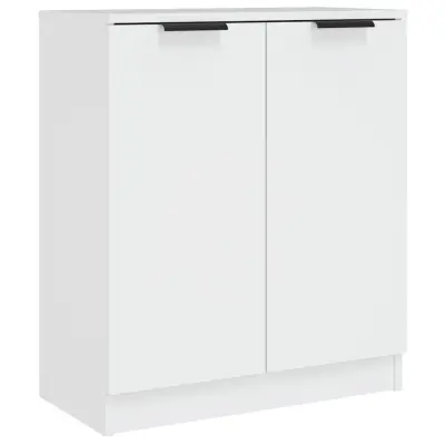 vidaXL Komoda bela 60x30x70 cm konstruiran les