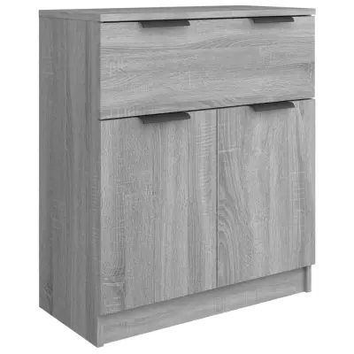 vidaXL Komoda siva sonoma 60x30x70 cm inženirski les