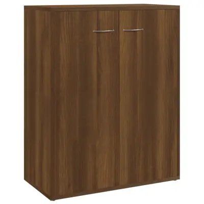 vidaXL Komoda rjav hrast 60x30x75 cm inženirski les