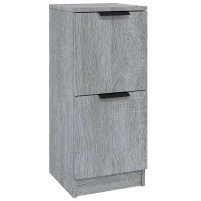 vidaXL Komoda siva sonoma 30x30x70 cm konstruiran les