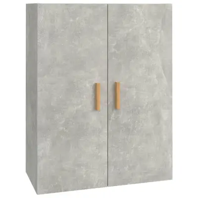 vidaXL Viseča stenska omarica betonsko siva 69,5x34x90 cm