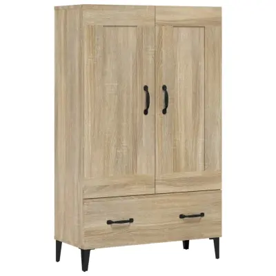 vidaXL Visoka omarica sonoma hrast 70x31x115 cm konstruiran les
