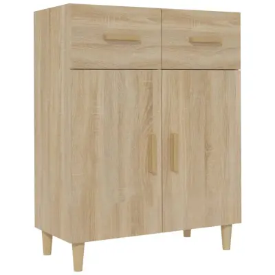 vidaXL Komoda sonoma hrast 69,5x34x89 cm konstruiran les