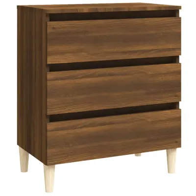 vidaXL Komoda rjavi hrast 60x35x69 cm konstruiran les