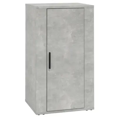 vidaXL Komoda betonsko siva 40x33x70 cm inženirski les