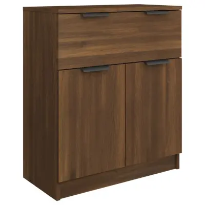vidaXL Komoda rjavi hrast 60x30x70 cm konstruiran les