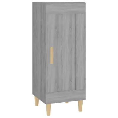 vidaXL Komoda siva sonoma 34,5x34x90 cm inženirski les