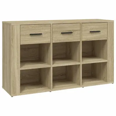 vidaXL Komoda sonoma hrast 100x30x59,5 cm inženirski les