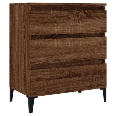 vidaXL Komoda rjav hrast 60x35x70 cm inženirski les