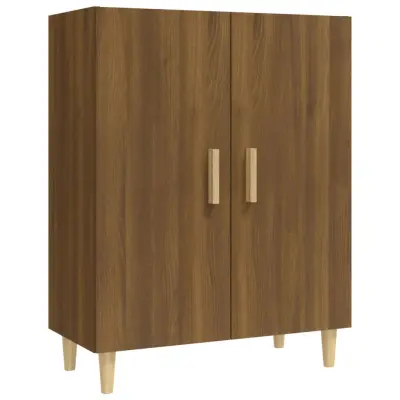 vidaXL Komoda rjavi hrast 70x34x90 cm konstruiran les