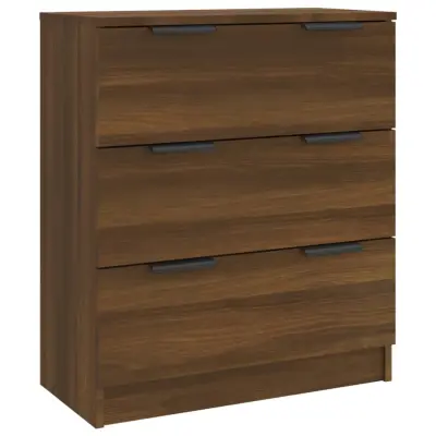 vidaXL Komoda rjavi hrast 60x30x70 cm konstruiran les