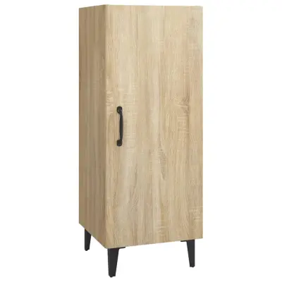 vidaXL Komoda sonoma hrast 34,5x34x90 cm konstruiran les