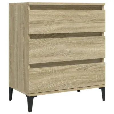 vidaXL Komoda sonoma hrast 60x35x70 cm inženirski les