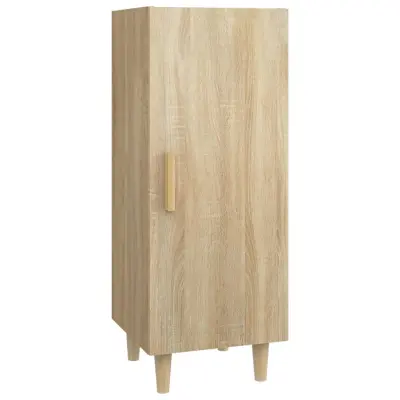 vidaXL Komoda sonoma hrast 34,5x34x90 cm konstruiran les