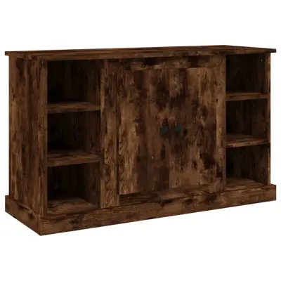 vidaXL Komoda dimljeni hrast 100x35,5x60 cm inženirski les