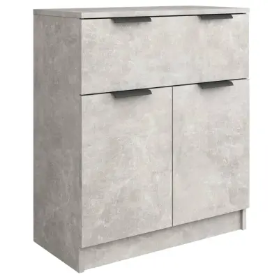 vidaXL Komoda betonsko siva 60x30x70 cm konstruiran les
