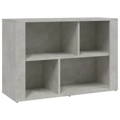 vidaXL Komoda betonsko siva 80x30x54 cm inženirski les