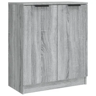 vidaXL Komoda siva sonoma 60x30x70 cm inženirski les