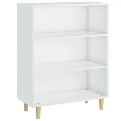 vidaXL Komoda bela 69,5x32,5x90 cm konstruiran les